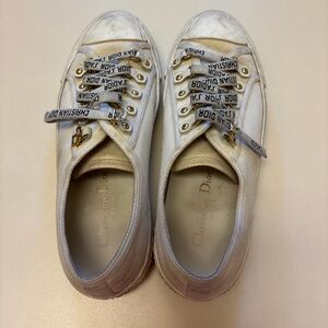 Christian Dior Canvas Walk’n’Dior Low-Top Sneakers
